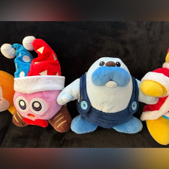 5 Kirby Nintendo character stuffies plush very good used condition NES - Picture 3 of 10